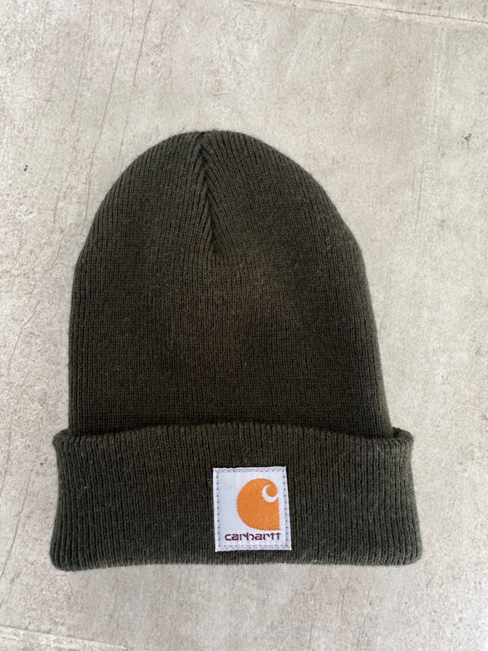 Carhartt Infant/ Youth Camo Green Beanie Hat